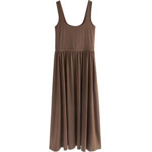 Next Jurk  chocoladebruin