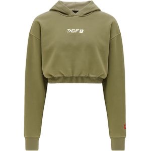 PCFG Sweatshirt  olijfgroen / wit