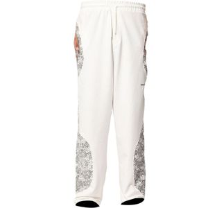 VAMOS CLO Broek  zwart / offwhite