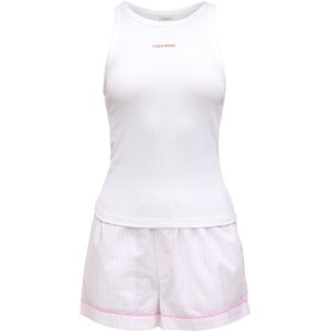 Calvin Klein Korte pyjama  lichtroze / rood / wit