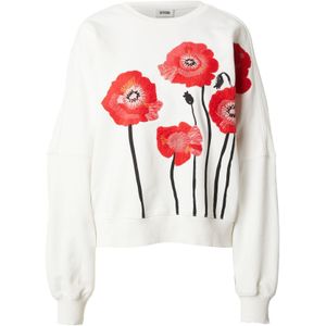 DRYKORN Sweatshirt 'ASTERA_P3'  oudroze / rood / zwart / offwhite