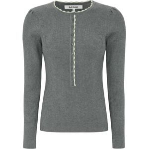 Soft Rebels Trui 'SRJude'  grijs / wit