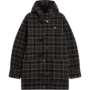Lyle & Scott Tussenjas 'Modular Tartan'  grijs / zwart