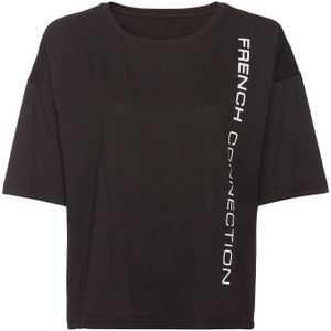 French Connection - LM Shirt - Zwart/Wit - T-shirt