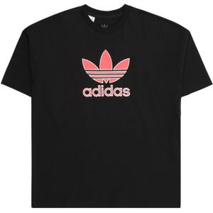 T-shirt - Zwart - Jersey - Logoprint - Ronde Hals