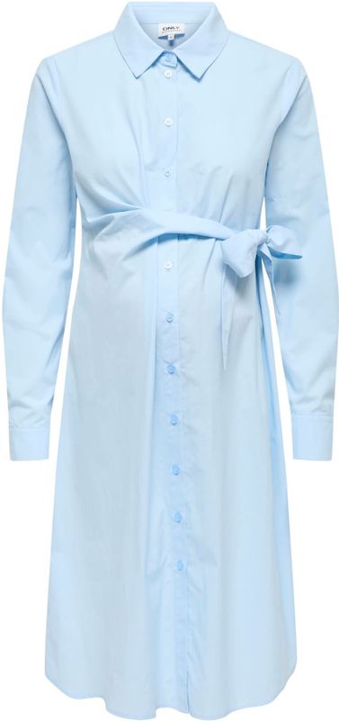 Only Maternity Blousejurk 'OLMCassi'  lichtblauw