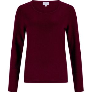 CASH-MERE.CH Trui  donkerrood