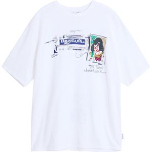 Desigual Shirt  navy / rood / wit