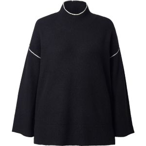 Ulla Popken Trui  zwart / wit