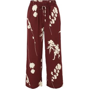 Only Petite Broek 'ONLVILDA'  crème / wijnrood