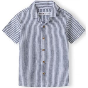 MINOTI Overhemd  marine / wit