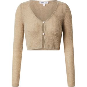 EDITED Gebreid vest  beige