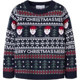 Gebreide Trui - Kerst - Regular Fit - Lange Mouwen - Ronde Hals