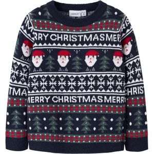 Gebreide Trui - Kerst - Regular Fit - Lange Mouwen - Ronde Hals