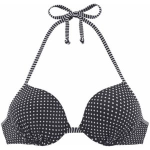 s.Oliver Bikinitop 'Avni'  zwart / wit