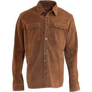 18N62 Overhemd 'NEFran'  cognac