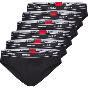 HUGO Slip  zwart / wit