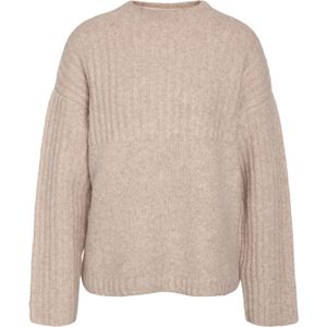 Noisy may Trui 'NMNYLA'  donkerbeige