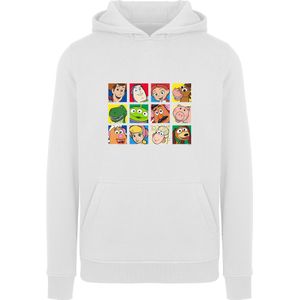 F4NT4STIC Sweatshirt 'Toy Story Spielzeuge'  blauw / geel / rood / wit