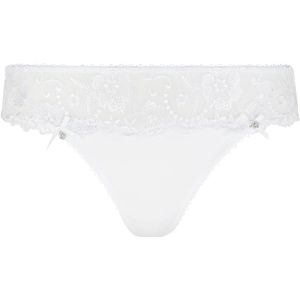 Lascana - String Wanda - Dessous - Wit - Gebloemde Look