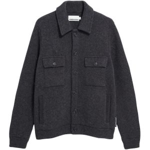 ARMEDANGELS Gebreid vest 'MAARK'  grijs gemêleerd