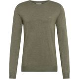 LINDBERGH - Gebreide Trui - Army mel. - Met Logoborduursel
