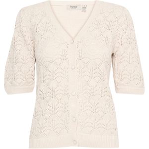 Fransa Gebreid vest 'KATELEEN'  beige