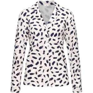 s.Oliver Slaapshirt  navy / pastelroze / wit