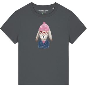 Watapparel Shirt 'Hase'  blauw / antraciet / pink