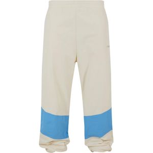 FUBU Broek  beige / azuur / rood / zwart