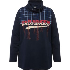 Ulla Popken Sweatshirt  marine / geel / rood