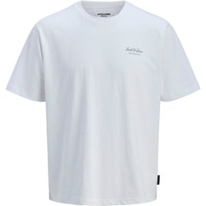 JACK & JONES Shirt 'JJEArchive'  blauw / wit
