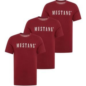 MUSTANG Shirt  rood / wit
