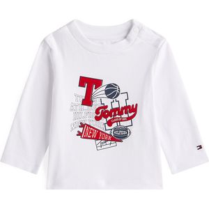 TOMMY HILFIGER Shirt  marine / rood / wit