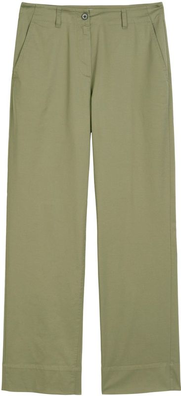 Marc O'Polo - Lande - Culotte - Effen - Katoenmix - Wide Leg