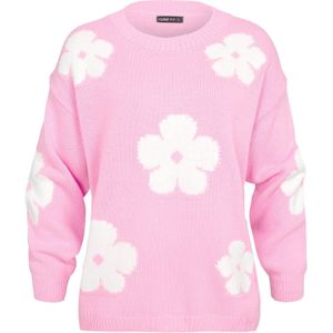 Cloud5ive Trui  lichtroze / wit