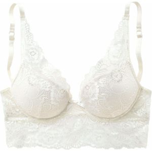 LASCANA - BH - Crème - Push-up - Met Beugel - Effen