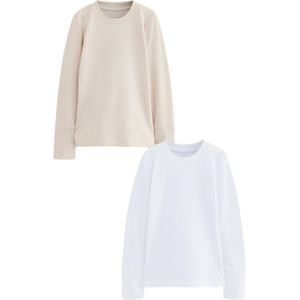 Next Onderhemd  beige / wit