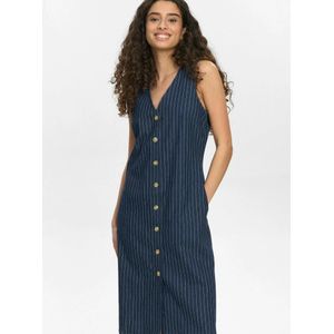 NÜMPH Jurk  blauw denim