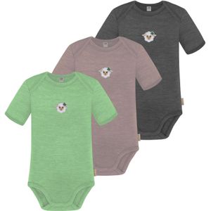 normani Rompertje/body 'Tauranga'  beige / antraciet / groen