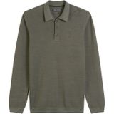 Marc O'Polo - Shirt - Kaki - Lange Mouw - Polokraag