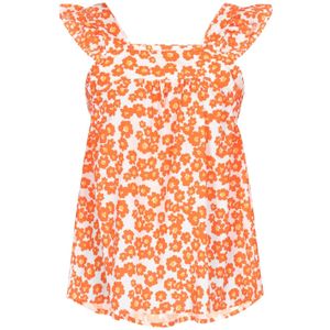 IZIA Top 'Fashion Look'  oranje / donkeroranje / wit