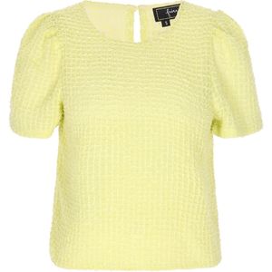faina Blouse 'Fashion Look'  lichtgeel