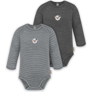 normani Rompertje/body 'Auckland'  grijs / gemengde kleuren