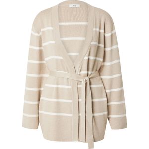 JDY Gebreid vest 'JDYSARA'  sand / wit