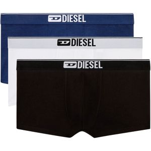DIESEL Boxershorts 'Damien'  donkerblauw / lichtgrijs / zwart / wit