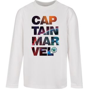 Shirt 'Captain Marvel - Space Text'