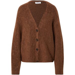 EDITED Gebreid vest 'Onorina'  bruin