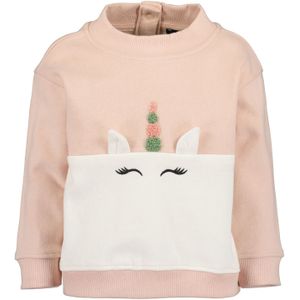 BLUE SEVEN Sweatshirt  ecru / rosé / lichtroze / zwart