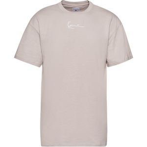 Karl Kani Shirt 'Essential'  basaltgrijs / lichtgrijs